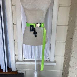 Forever 21 Neon Tape Belt